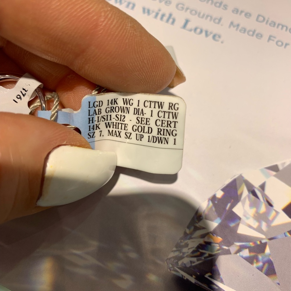 1cttw diamond engagement ring